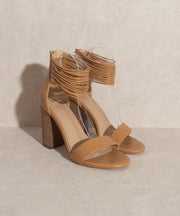 Blair Thick Ankle Strap Block Heel