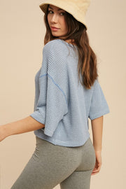 Tallulah Waffle Knit Top