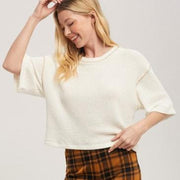 Tallulah Waffle Knit Top