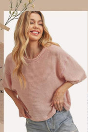 Tallulah Waffle Knit Top