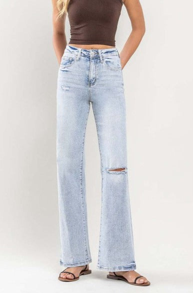 90's, straight jean, distressed, light wash, denim, high waist, light blue, wide leg, women's jeans, vici, red dress, zara, forever 21, zoco, shop zoco, buckle, denim, bohme, jessa kae, rachel parcell, rachel parcel, levis, levi, levi's 