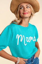 Mama Bubble Knit Top