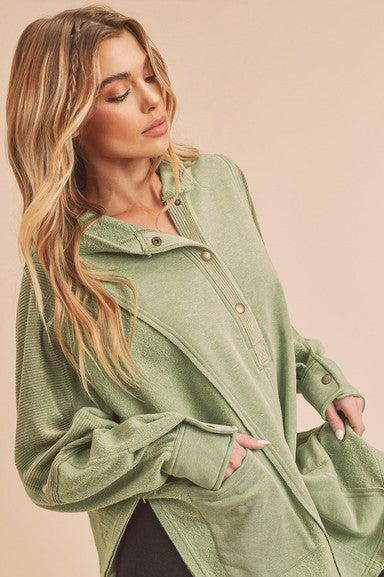 Dove Hem Oversized Pullover