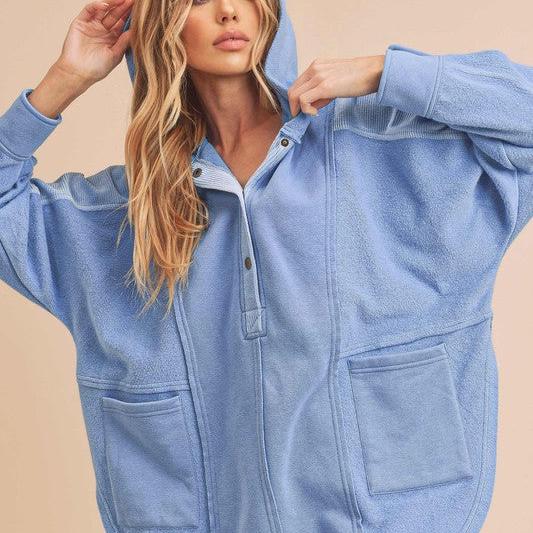 Dove Hem Oversized Pullover