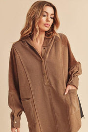 Dove Hem Oversized Pullover