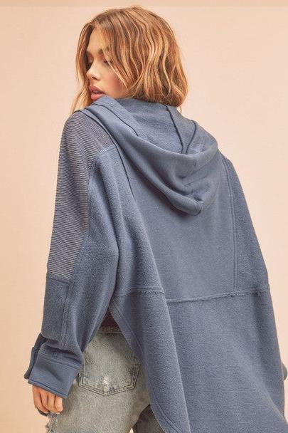 Dove Hem Oversized Pullover