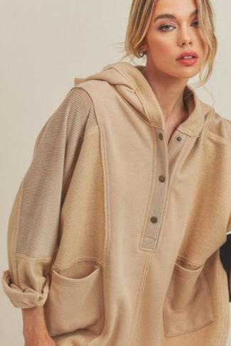 Dove Hem Oversized Pullover