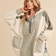 Dove Hem Oversized Pullover