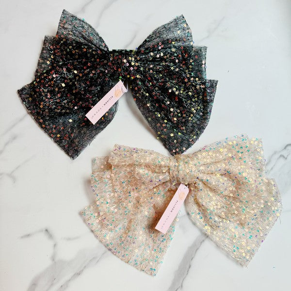 Shimmer Hair Bow