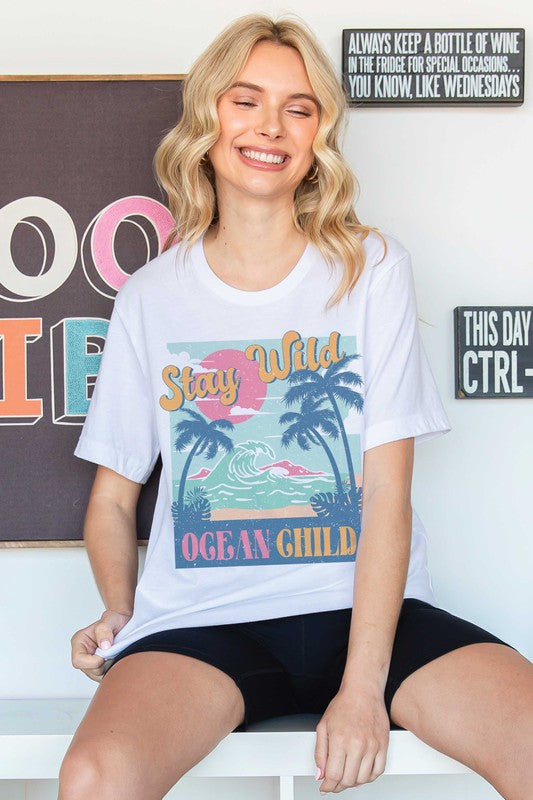 Stay Wild Ocean Child Graphic Tee