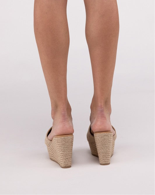 Sand Wedge Platform Heels