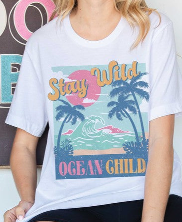 Stay Wild Ocean Child Graphic Tee