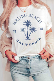 Malibu Beach Graphic Tee