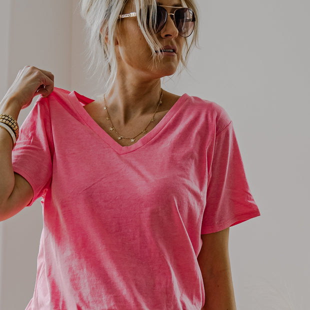 Essential Boyfriend V Neck | 21 Colors