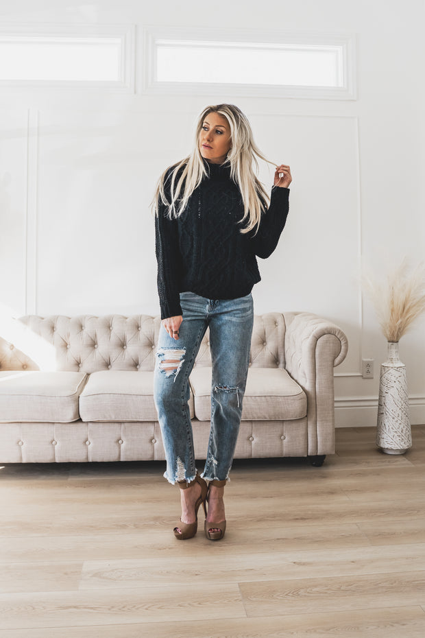 Emery Cable Knit Sweater | 6 Colors