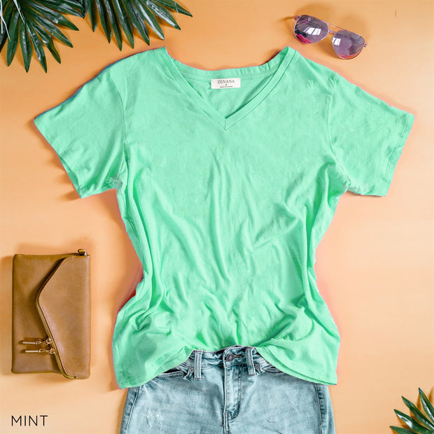 Essential Boyfriend V Neck | 21 Colors