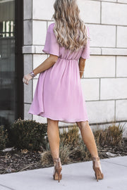 Love Story Chiffon Dress | Lavender