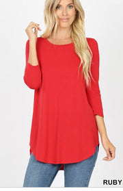 Quarter Sleeve Transitional Tunic | 34 Colors